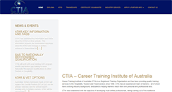 Desktop Screenshot of ctia.edu.au