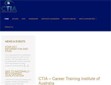 Tablet Screenshot of ctia.edu.au